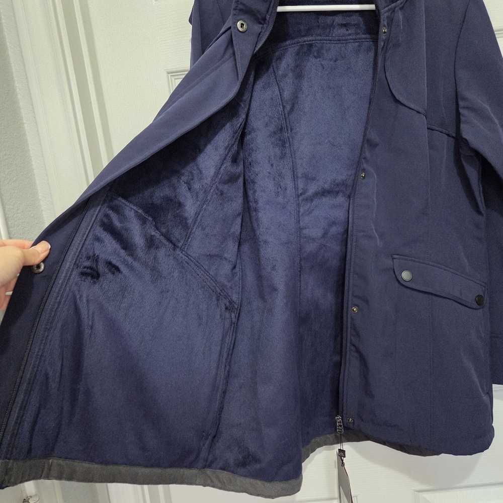 ZeroXposur women's all season Softshell Full Zip Navy Blue jacket Size Medium - Picture 10 of 14